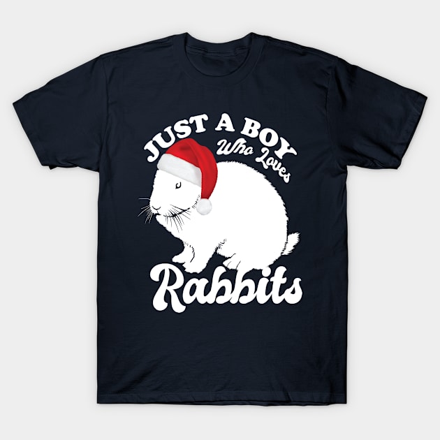 Just a boy who loves Rabbits T-Shirt by Eteefe